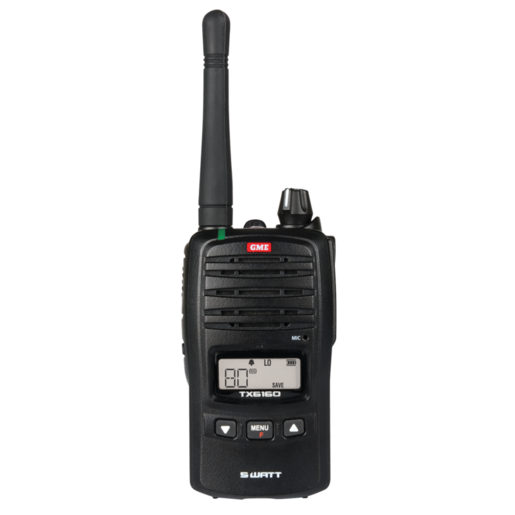 
                  
                    GME UHF CB Handheld Radio 1 and 5 Watt IP67 - TX6160X
                  
                