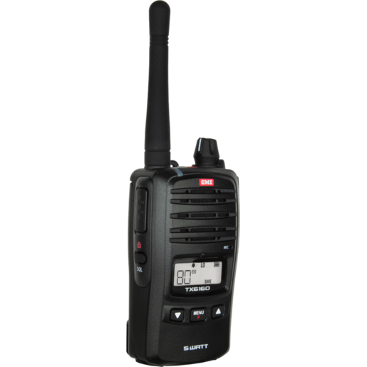 
                  
                    GME UHF CB Handheld Radio 1 and 5 Watt IP67 - TX6160X
                  
                