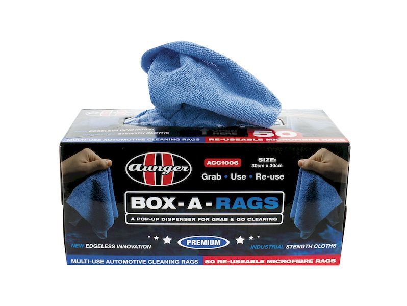 
                  
                    BOX A RAGS MICROFIBER CLOTHS 50 PCE REUSABLE RAGS
                  
                