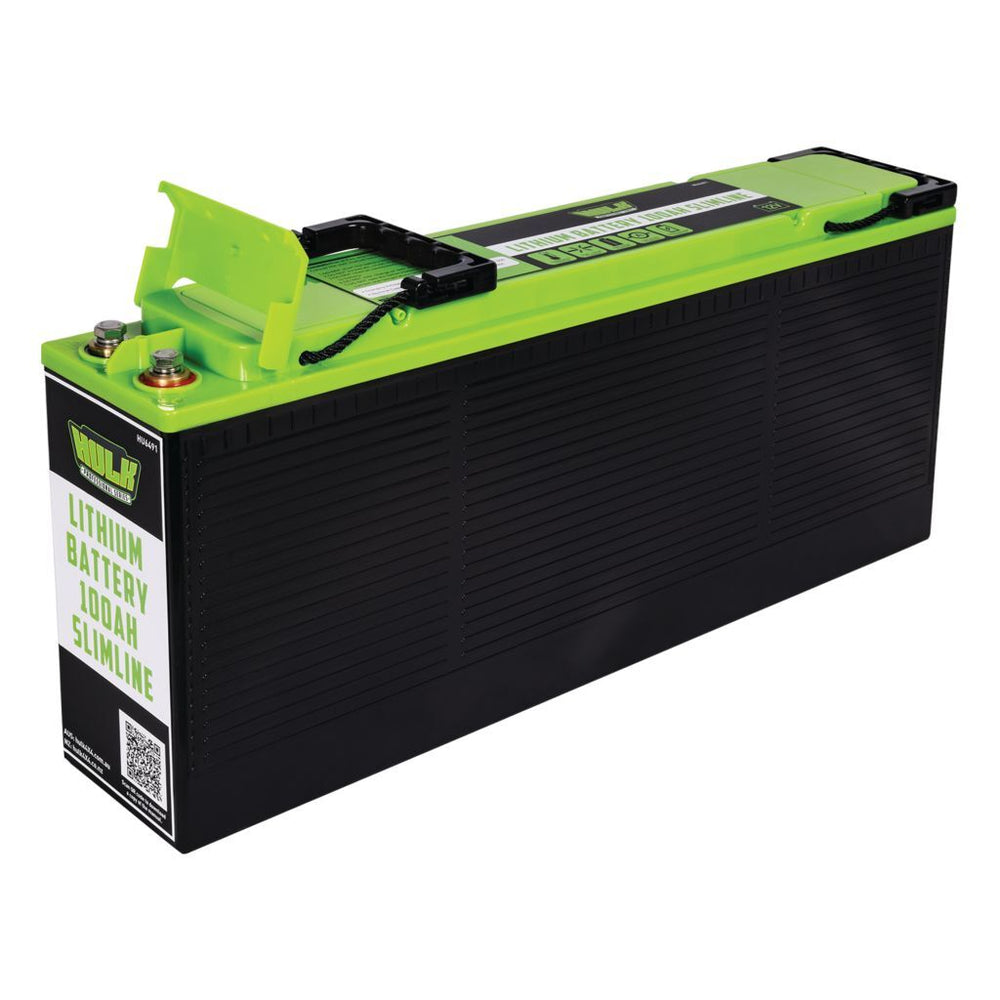 HULK Pro 100Ah Slimline Lithium Battery Lifepo4 12V