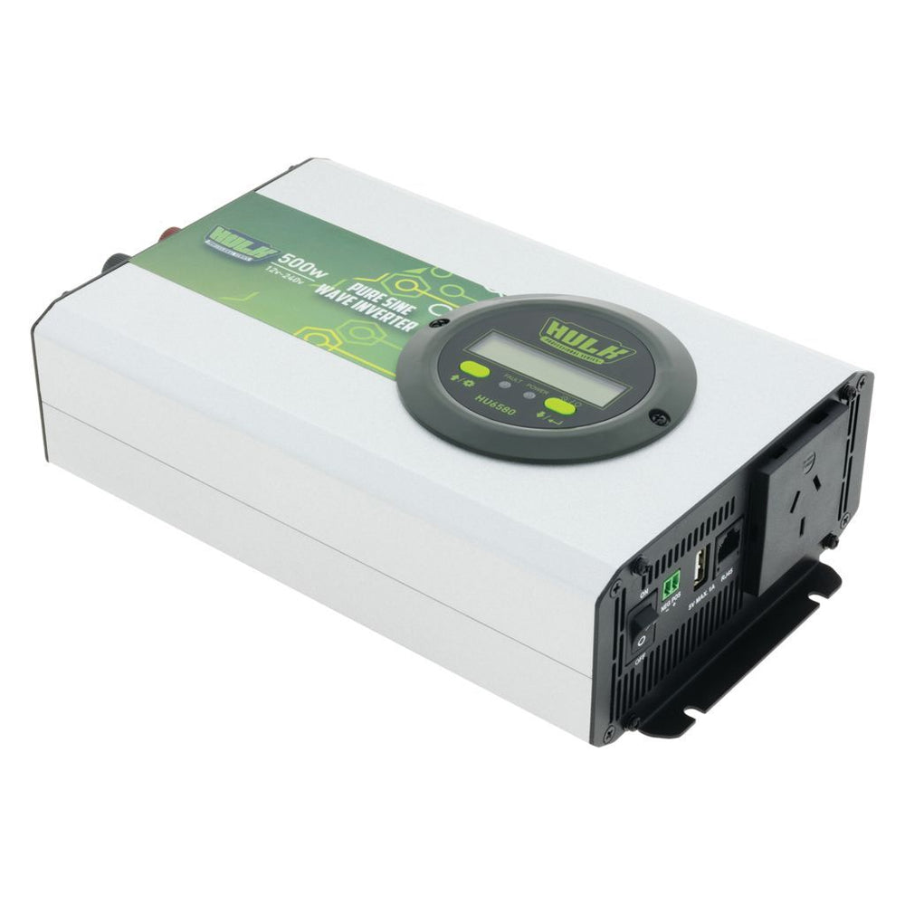 Pure Sine Wave Inverter 500W 12VDC to 240VAC True Sine Wave