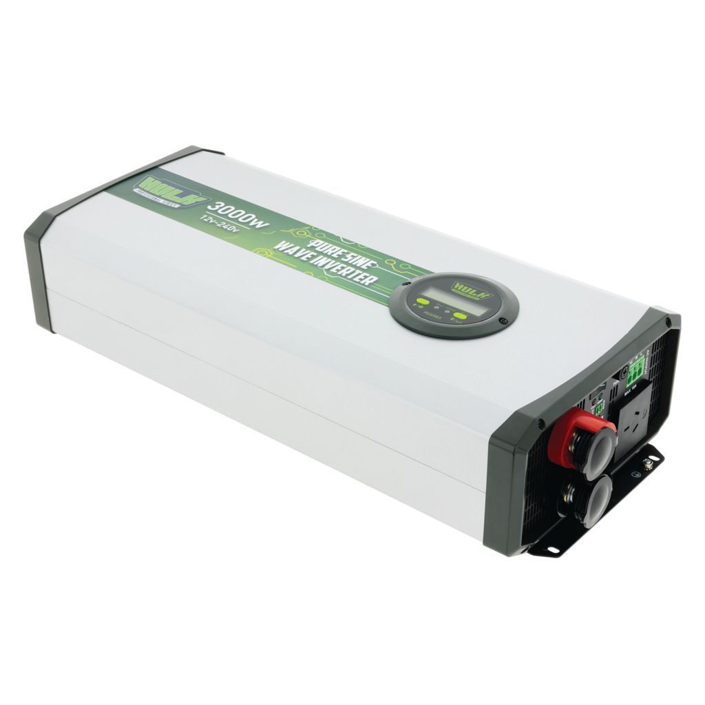 Pure Sine Wave Inverter 3000W 12VDC to 240VAC True Sine Wave