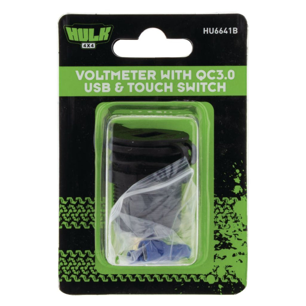 
                  
                    DC VOLTMETER, QC3.0 USB SOCKET & TOUCH SWITCH
                  
                