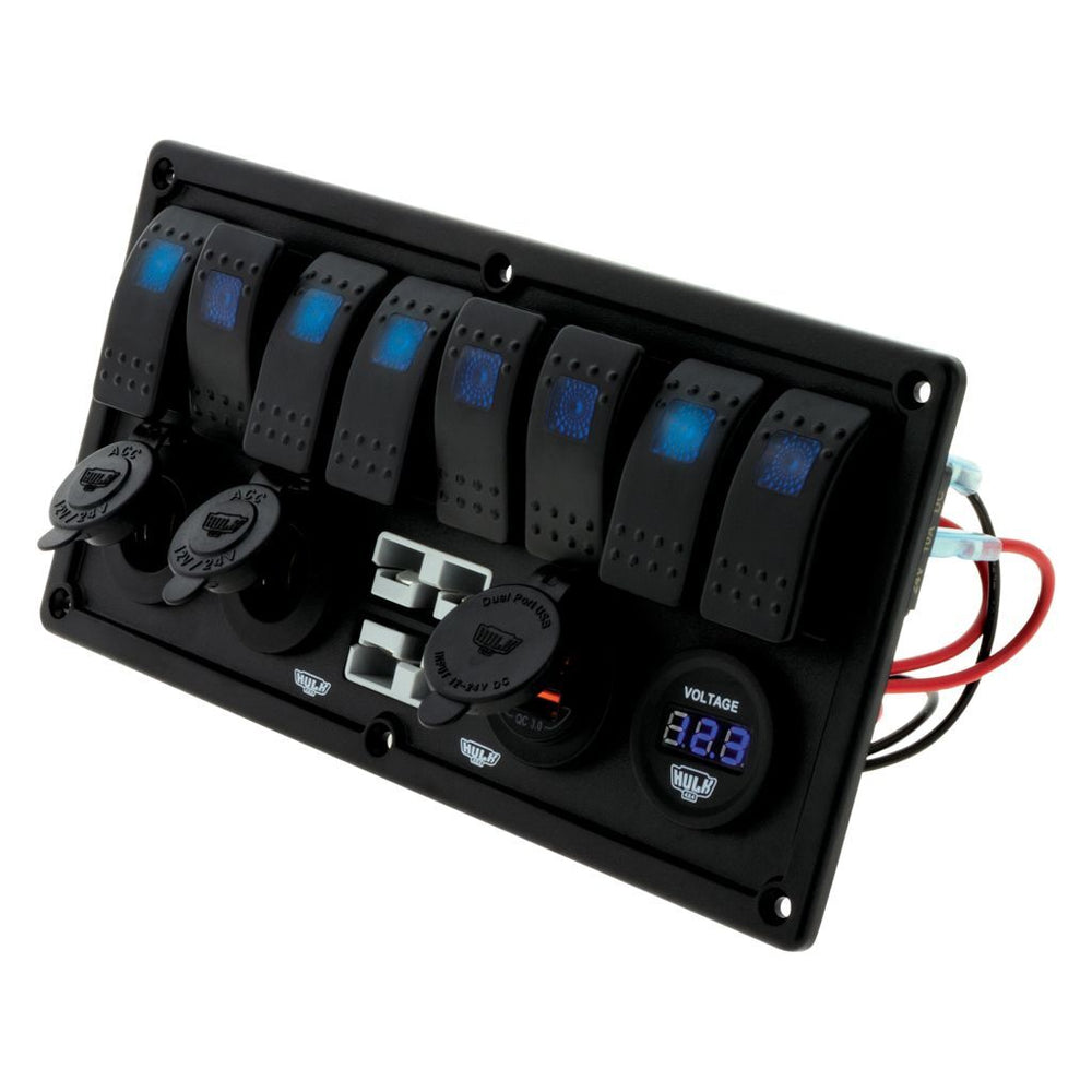 
                  
                    8 WAY SWITCH PANEL WITH 50A PLUGS ACC POWER SOCKET & USB
                  
                