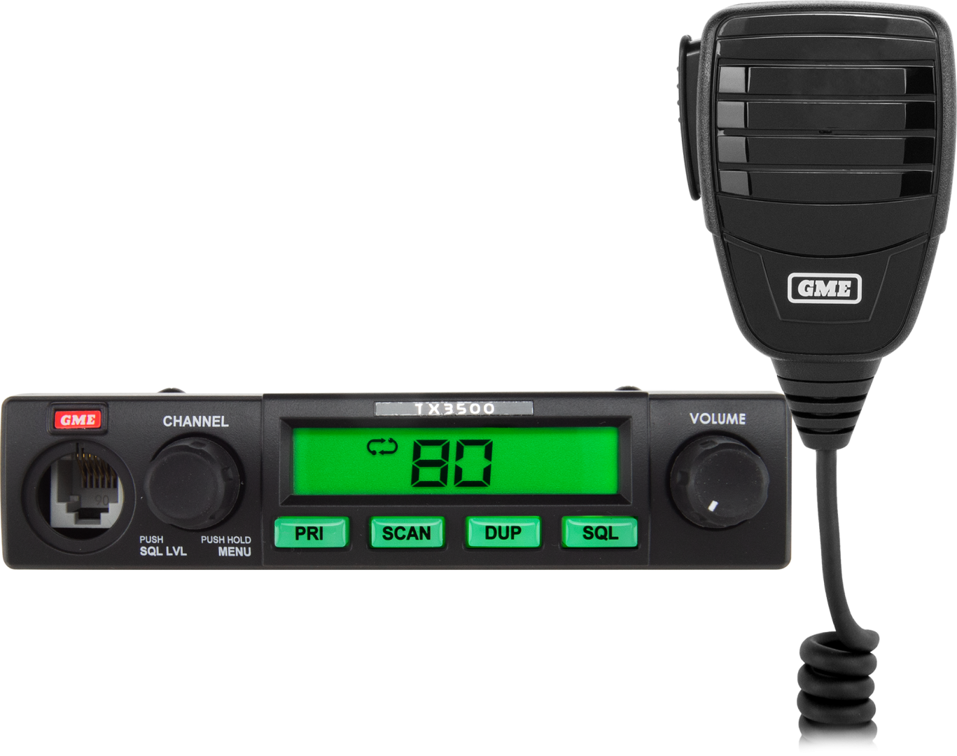 GME UHF CB Radio 5 Watt Compact with ScanSuite - TX3500S