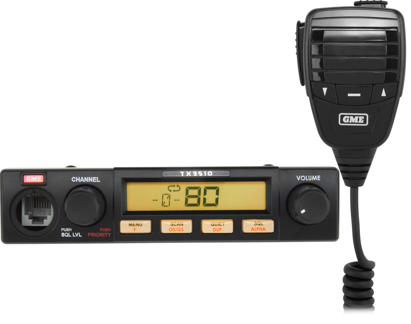 GME UHF CB Radio 5 Watt Compact with ScanSuite - TX3510S