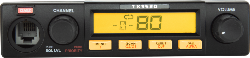 
                  
                    GME UHF CB Radio 5 Watt Compact Remote Head with ScanSuite - TX3520S
                  
                